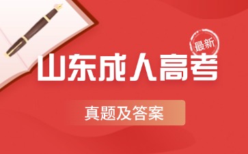 2024年山东成人高考考试各科真题及答案汇总