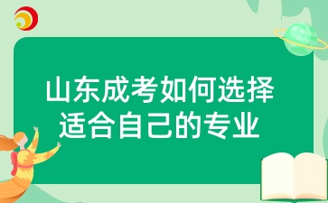 山东成考如何选择适合自己的专业